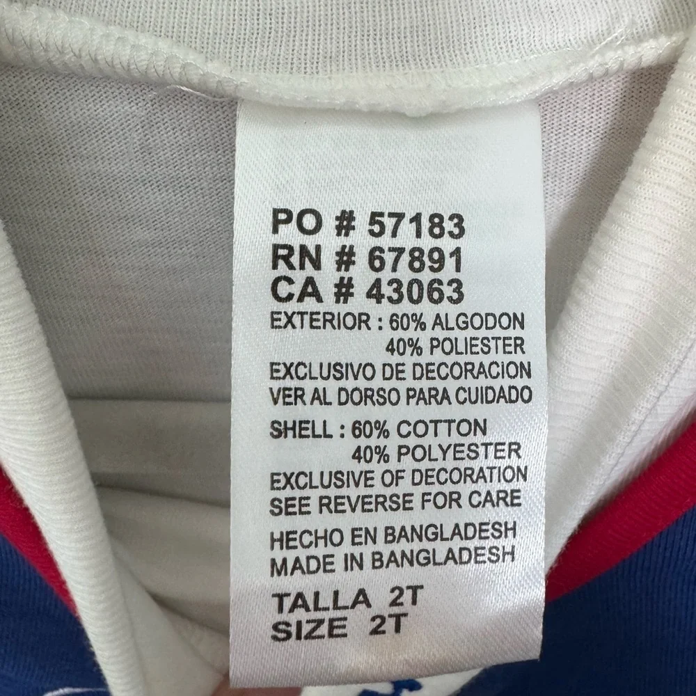 NWT NFL New York Giants Toddler Girl 2 Piece Outfit Size 2T - Picture 4 of 5